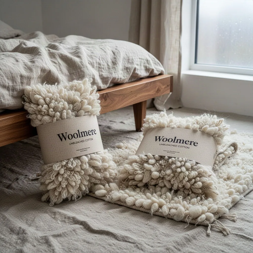 Woolmere Meadow Soft Bedroom Wool Rug